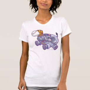 Elephant Baseball Star T-Shirt