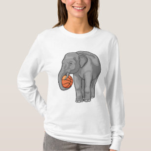 Elephant Basketball-Spieler Basketball T-Shirt