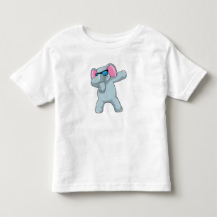 Elephant beim Hip Hop Dance Dab Kleinkind T-shirt