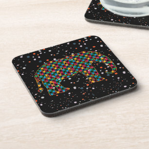 Elephant Beverage Coaster Getränkeuntersetzer