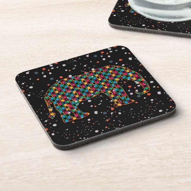 Elephant Beverage Coaster Getränkeuntersetzer (Linke Seite)