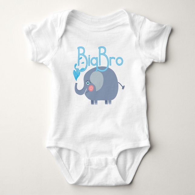 Elephant Big Bro Baby Strampler (Vorderseite)