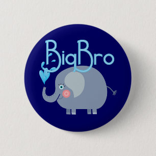 Elephant Big Bro Button