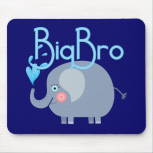 Elephant Big Bro Mousepad