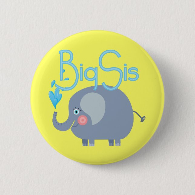 Elephant Big Sis Button (Vorderseite)