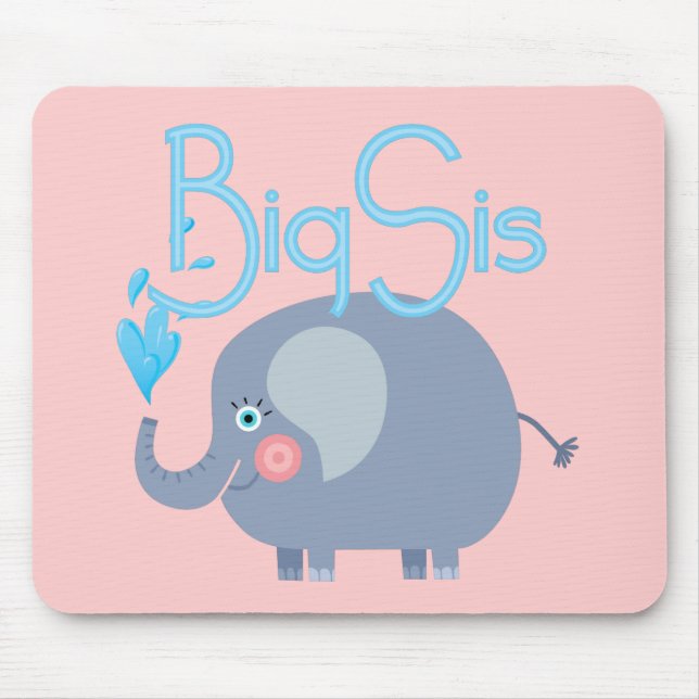 Elephant Big Sis Mousepad (Vorne)