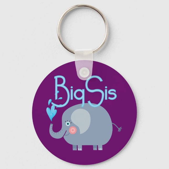 Elephant Big Sis Schlüsselanhänger (Vorderseite)