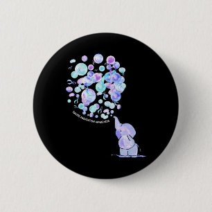 Elephant Blue Lila Lloons Suicide Prevention Awa Button