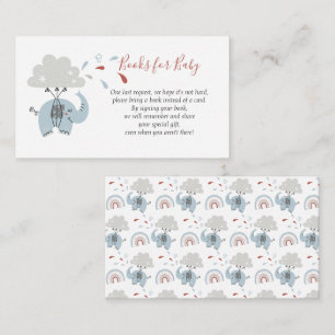 Elephant Blue Niedlich Boy's Books for Baby Begleitkarte