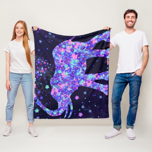 Elephant Blume - Spring Joy Fleecedecke (Beispiel)