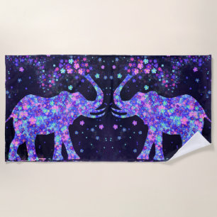 Elephant Blume Strandtuch
