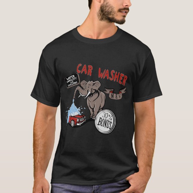 Elephant Car Wash T-Shirt (Vorderseite)