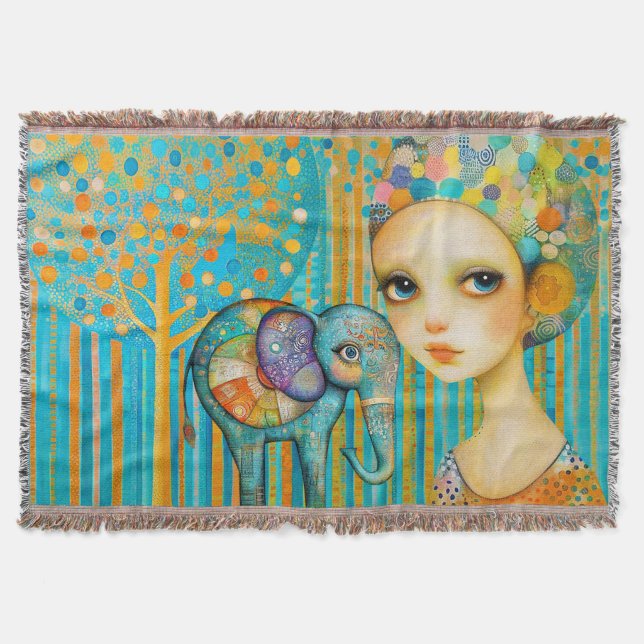 Elephant Charm Decke (Vorderseite)