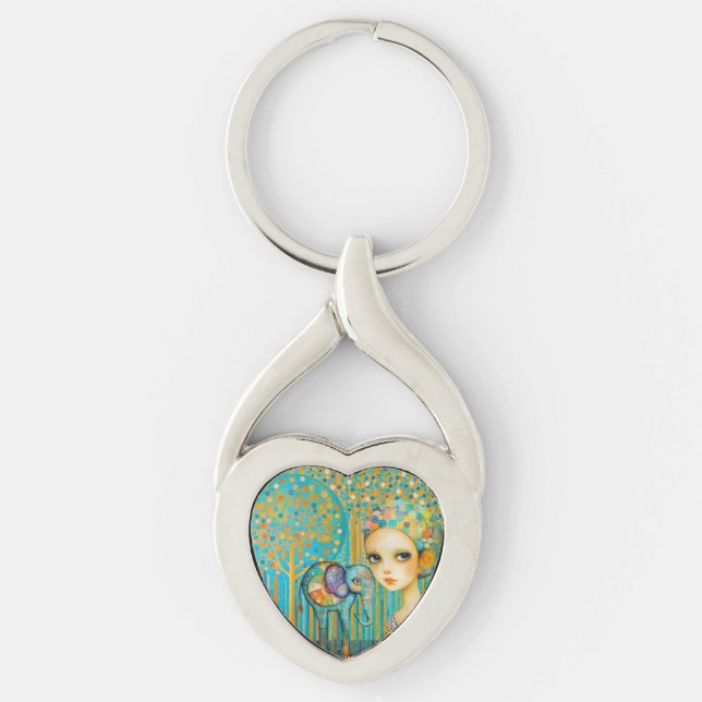 Elephant Charm Schlüsselanhänger (Vorderseite)