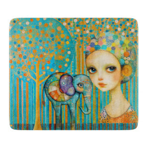 Elephant Charm Schneidebrett