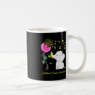 Elephant Childhood Cancer - Childhood Cancer Ribbo Kaffeetasse