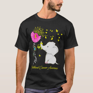 Elephant Childhood Cancer - Kindertumorband T-Shirt