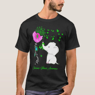 Elephant Chronic Illness Awareness Chronic Illnes T-Shirt
