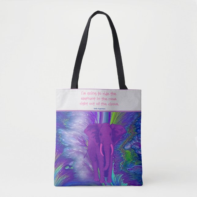Elephant Color Spill Tasche (Vorderseite)