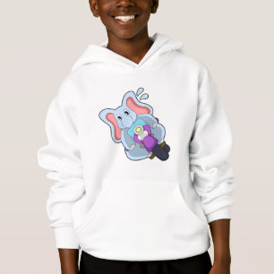 Elephant comme vélo avec moto.PNG