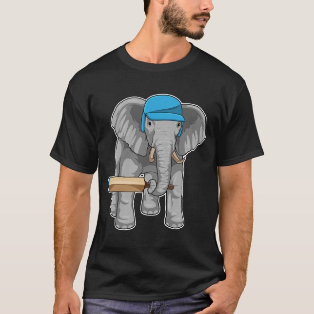 Elephant Cricket Cricket T-Shirt (Vorderseite)