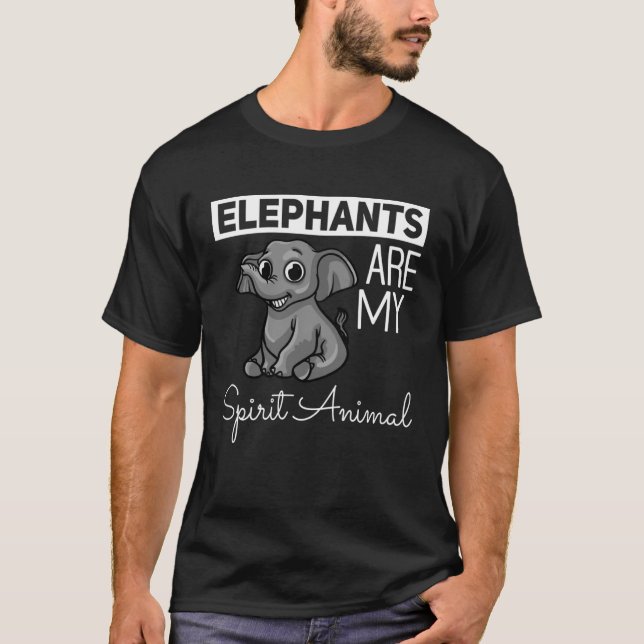 Elephant  Cute Women Mom Kids  1 T-Shirt (Vorderseite)