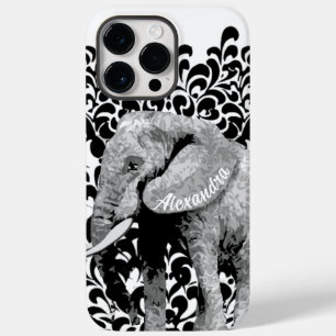 Eléphant Damask iPhone 6 coque personnalisé
