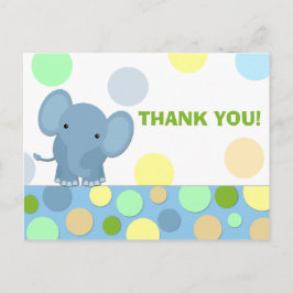 Elephant danke Ihnen Postcard Postkarte
