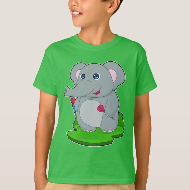 Elephant Darts Dart T-Shirt (Vorderseite)