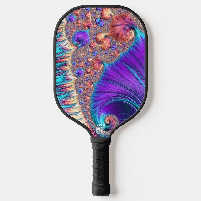 Elephant Dazzle - USA Pickle Ball zugelassenes Pad Pickleball Schläger (Vorderseite)