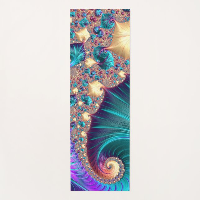 Elephant Dazzle - Yoga matt Yogamatte (Vorderseite)
