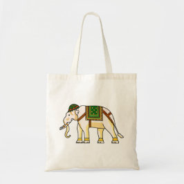 Elephant Design Cotton Leinwand Tote Bag Tragetasche