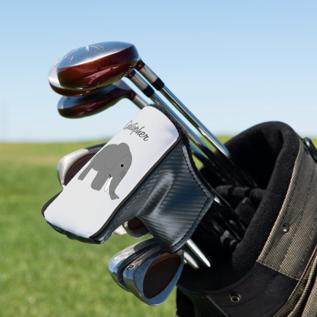 Elephant Design Golf Headcover (In Situ)