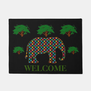 Elephant Door Mat Fußmatte