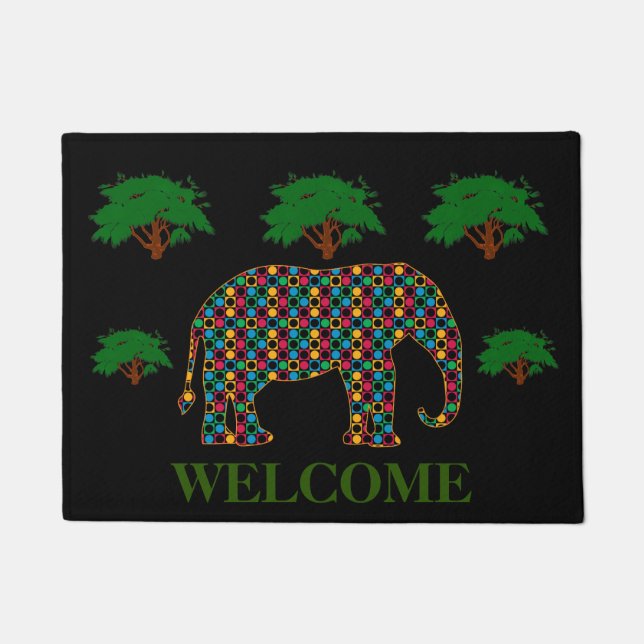 Elephant Door Mat Fußmatte (Vorderseite)