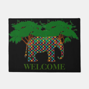 Elephant Door Mat Fußmatte