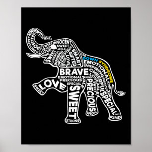 Elephant-Down-Syndrom Poster