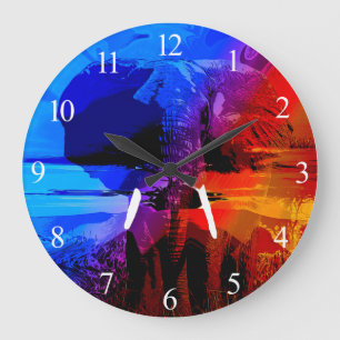Elephant Dream Large Clock Große Wanduhr