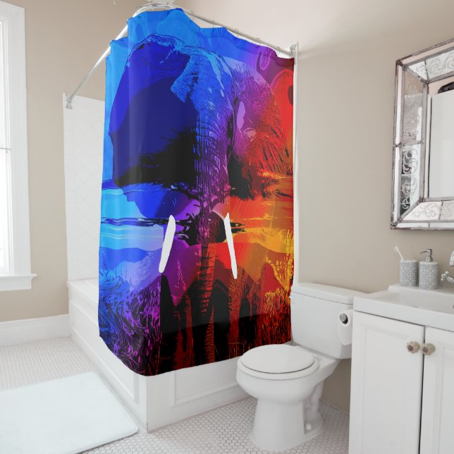 Elephant Dream Shower Vorhang (Beispiel)