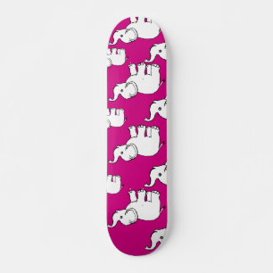 Elephant Elephant Cartoon Skateboard