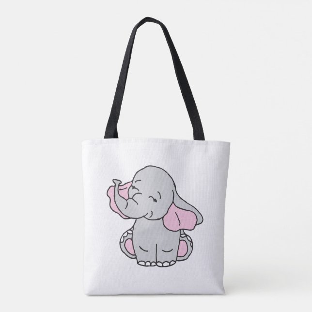 Elephant Elephant Cartoon Tasche (Rückseite)