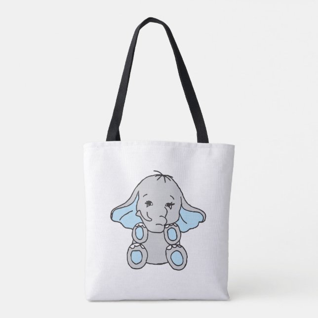 Elephant Elephant Muster Elephant Cartoon Tasche (Rückseite)