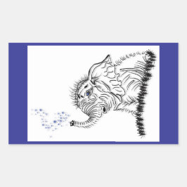 Elephant Energy Rechteckiger Aufkleber