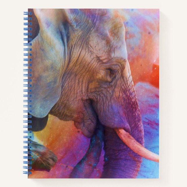 ELEPHANT ERINNERT SICH AN SACRED-GEWÄSSER NOTIZBUCH (Vorderseite)