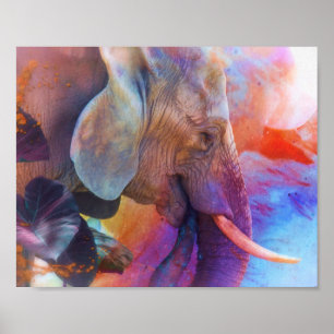 ELEPHANT ERINNERT SICH AN SACRED-GEWÄSSER POSTER