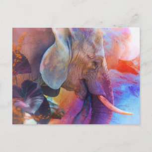 ELEPHANT ERINNERT SICH AN SACRED-GEWÄSSER POSTKARTE