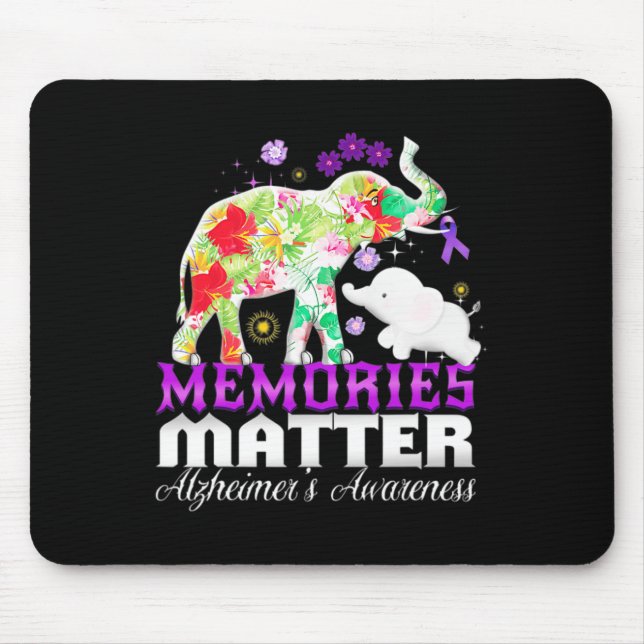 Elephant Erinnerungen Problem Heimerheimer Heimerh Mousepad (Vorne)