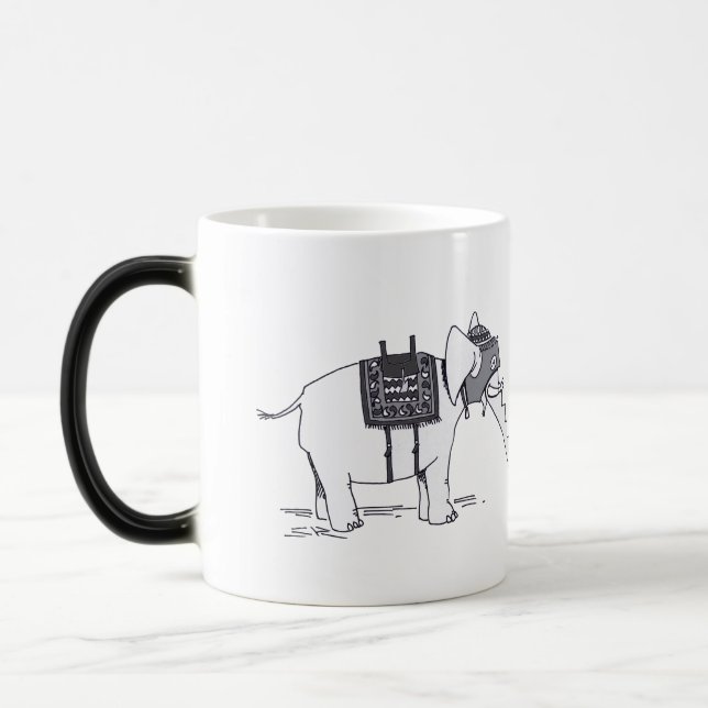 Elephant Escalator-Tasse Verwandlungstasse (Links)