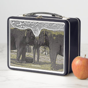 Elephant Eyes Metall Brotdose