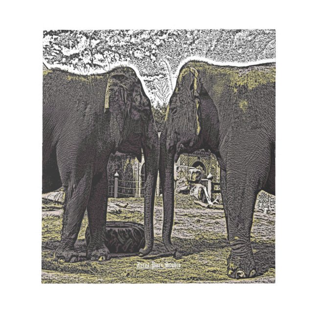 Elephant Eyes Notizblock (Vorderseite)